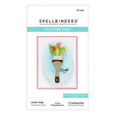 Spellbinders Etched Dies - Artful Tulip